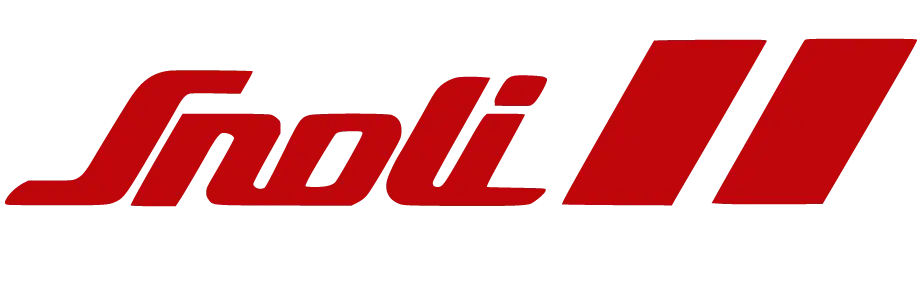 Logotipo en color de Snoli (marca disponible en Benas)